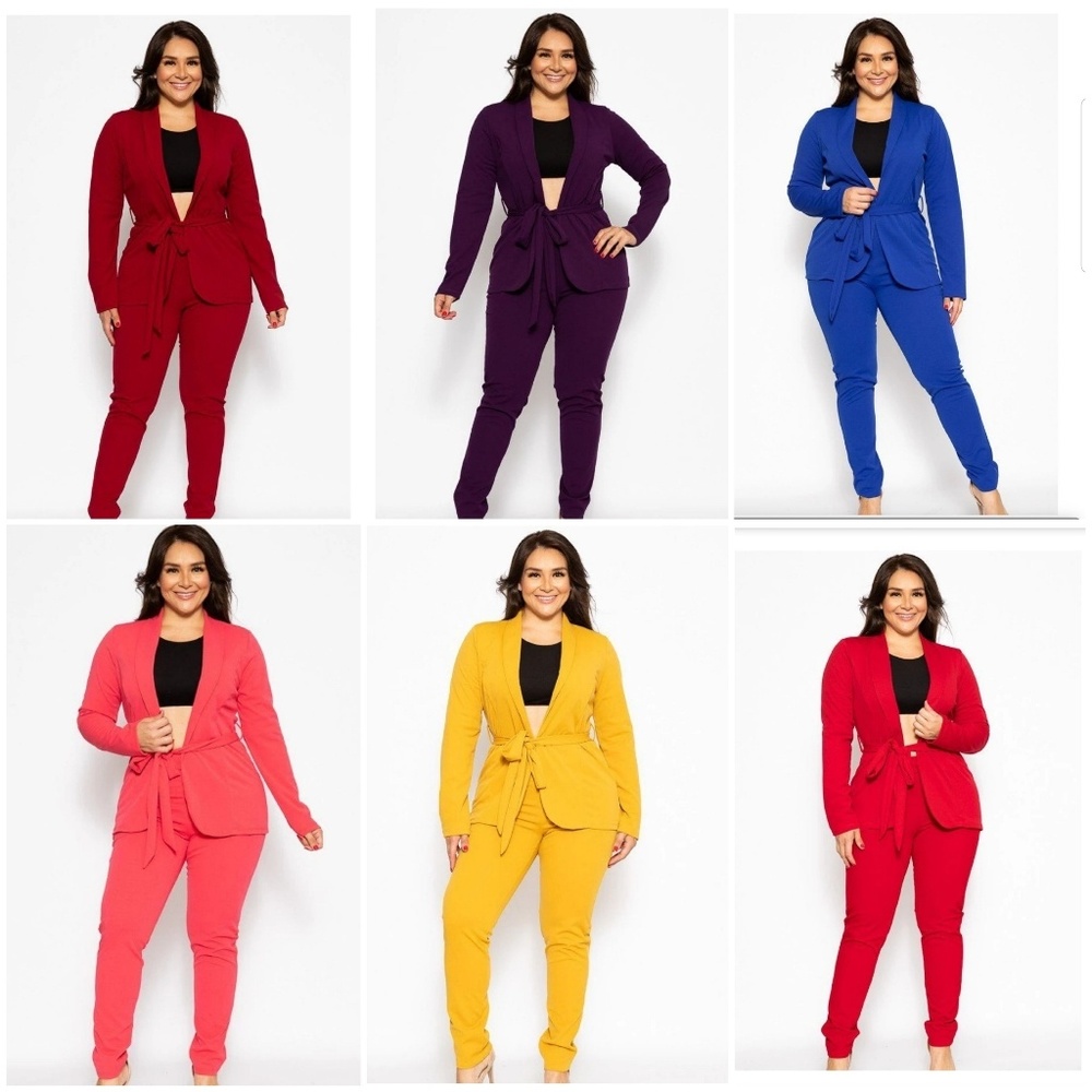 Classic Pant Suit Set